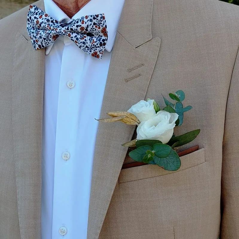 Mariage - Bijoux floraux de poche